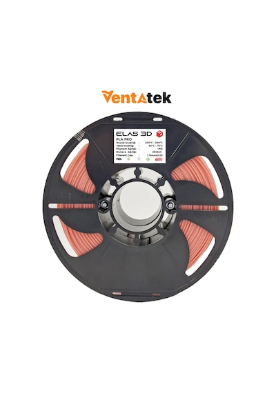 Elas 3d Pastel Pembe Pla Pro Filament - 1.75mm - 1 Kg
