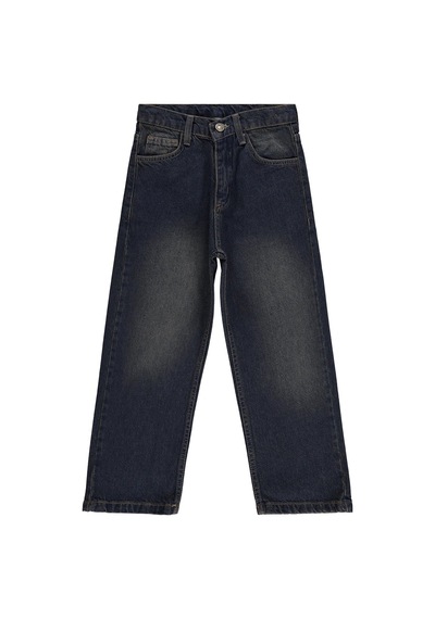 Civil Boys Baggy Kalıp 10-13 Yaş Pantolon Kot - Turuncu Bakır Tint