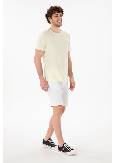 U.S. Polo Assn. Erkek Regular Fit Bisiklet Yaka Limon Basic Tişört 50305928-VR035