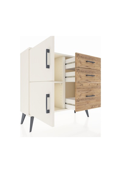 Arges Şifonyer Tek Raflı 3 Çekmeceli 2 Kapaklı 88x30x80 Aytaşı-aytaşı/çam Aytaşı/çam Arges Şifonyer Tek Raflı 3 Çekmeceli 2 Kapaklı 88x30x80 Aytaşı-aytaşı/çam Aytaşı/çam
