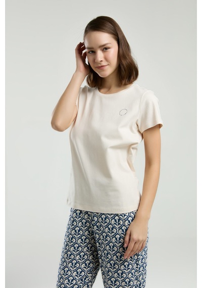 Arnetta Kadın Bej Pijama Takımı Bej