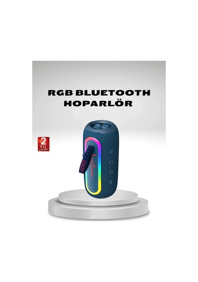Taşınabilir Mini Bluetooth Hoparlör Güçlü Ses Ve Şık Kırmızı Tasarım Çok Renkli Çok Renkli