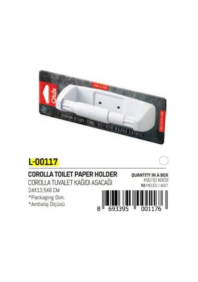 Qlux L-00117 Corolla Wc Kağıtlık Belirtilmemiş