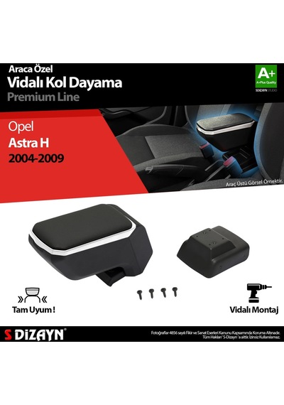 Opel Astra H Abs Vidalı Kol Dayama Kolçak Gri 2004-2009 A+kalite