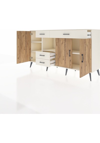 Hyperion Konsol 4 Raflı 4 Çekmeceli 3 Kapaklı 176x44x99 Aytaşı-çam/aytaşı Aytası/atlas Çam - Aytası Hyperion Konsol 4 Raflı 4 Çekmeceli 3 Kapaklı 176x44x99 Aytaşı-çam/aytaşı Aytası/atlas Çam - Aytası