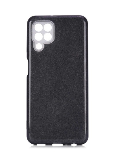 Samsung Uyumlu Galaxy M22 Kılıf Zore Shining Silikon Siyah