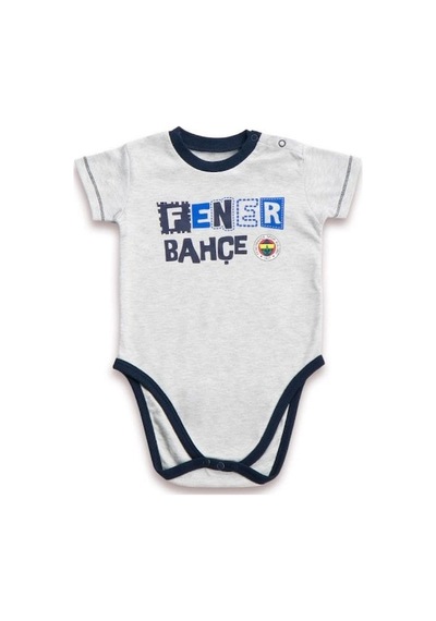 Fenerium Fanatiktaraftar Fenerbahçe Lisanslı Unisex Bebek Zıbın Karmelanj
