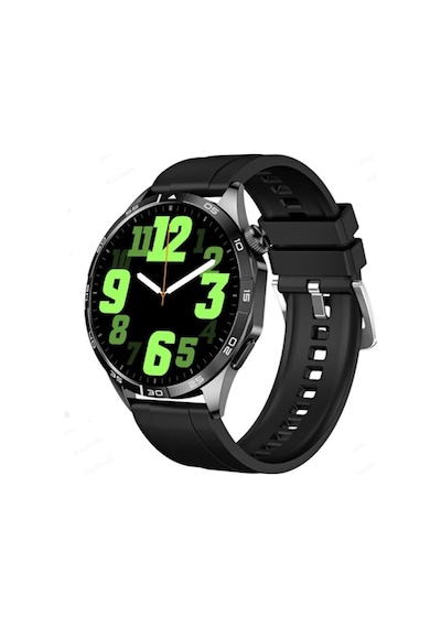Haino Teko Rw44 Watch Gt4 Amoled Ekran Android Uyumlu iOS Harmonyos 3 Kordonlu Akıllı Saat Siyah