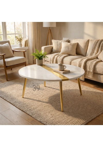 Aurum Blanc 60 Cm Beyaz & Altın Modern Orta Sehpa Gerçek Altın Varaklı Yüksek Parlak Epoksi Tasarım, Modern Lüks Ev Dekoru Beyaz - Altın Aurum Blanc 60 Cm Beyaz & Altın Modern Orta Sehpa Gerçek Altın Varaklı Yüksek Parlak Epoksi Tasarım, Modern Lüks Ev Dekoru Beyaz - Altın