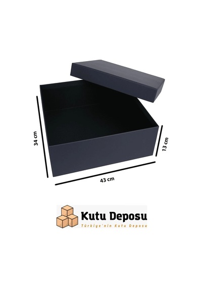 34x43x13 Cm Hediye Kutusu Lacivert 1 Adet