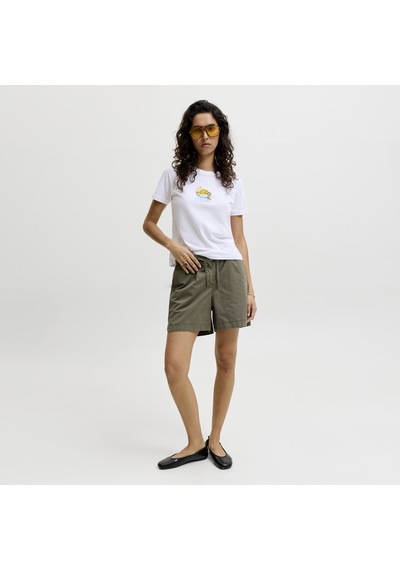 Jack & Jones Kadin Orta Bel Jogger Sort - Sky - 12292634 Crocodile