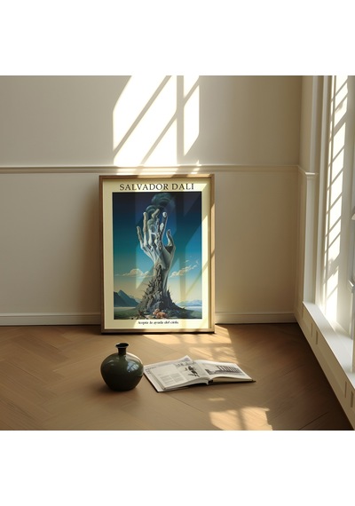 Salvador Dali, Cennete Uzanmak, Salvador Dali, Gerçeküstü Resim, Çivit Mavisi Duvar Sanatı