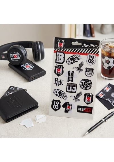 Bakgelal Beşiktaş Bjk Lisanslı Kabartmalı Sticker Seti 3d Taraftar Çıkartmaları Siyah Beyaz - 9052115025967 Siyah - Beyaz