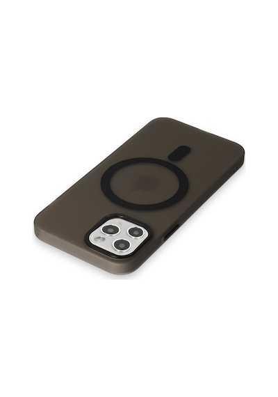 Newface - 886 - Apple iPhone Uyumlu 11 Pro Max Kılıf Lodos Magneticsafe Mat Kapak - Csmo-tex - - Siyah Newface - 886 - Apple iPhone Uyumlu 11 Pro Max Kılıf Lodos Magneticsafe Mat Kapak - Csmo-tex - - Siyah