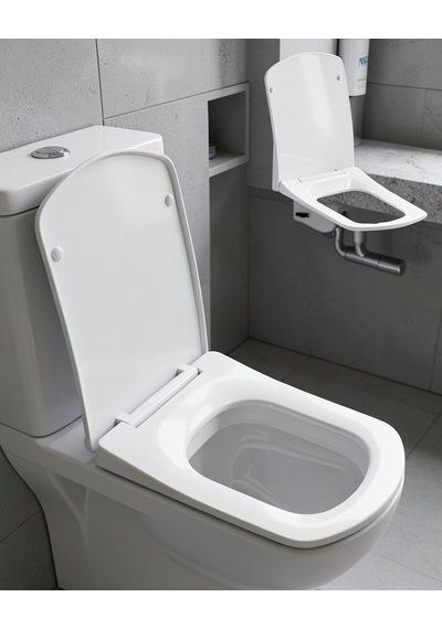 Universal Klozet Kapağı Yavaş Kapanan Soft Close Uczzzkareklozetkapağı-3 Beyaz