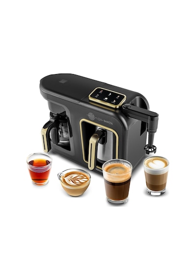 Karaca Hatır Plus Barista Steel 6 in 1 Konuşan Közde Türk Kahve Makinesi