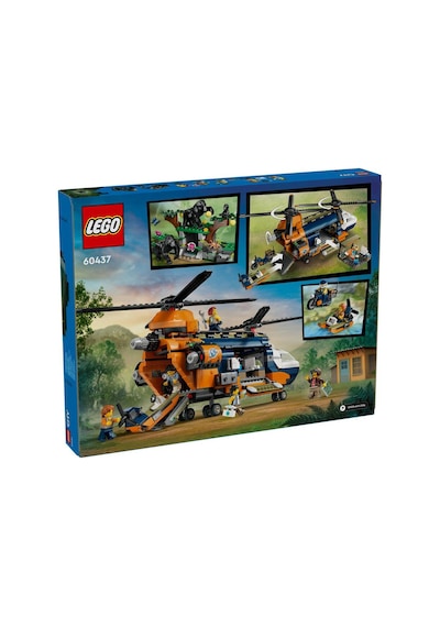 Lego City 60437 Jungle Explorer Helicopter At Base Camp