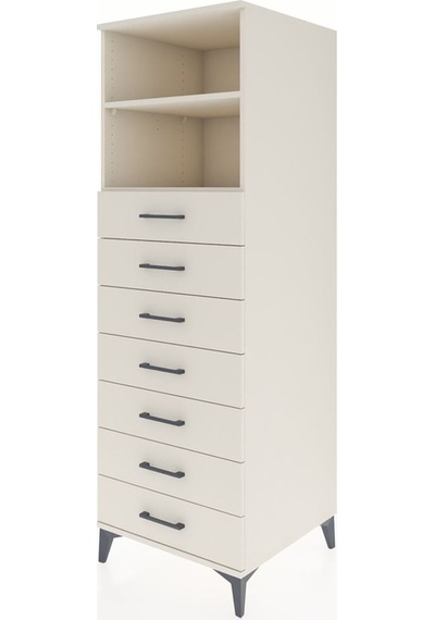 Kronos Dolap 2 Raflı 7 Çekmeceli 60x59x182 Aytaşı-aytaşı Aytaşı