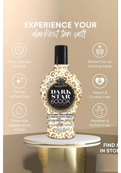 European Gold Dark Star 6000x Solaryum Losyonu 354ml