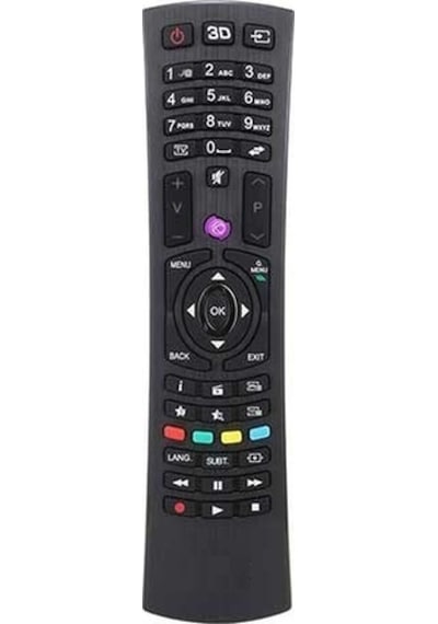 Vestel Uyumlu Led Tv Kumandası Smart 3D Tuslu