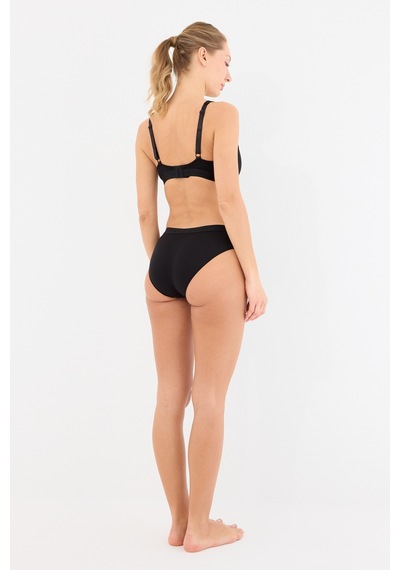 Naphor Touch Siyah Yüksek Bel Slip Külot