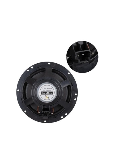 16 Cm Araç Hoparlörü 6 İnç 2 Yollu 100w Maksimum Güç 40w Rms Oto Hoparlörü Pw-16/100