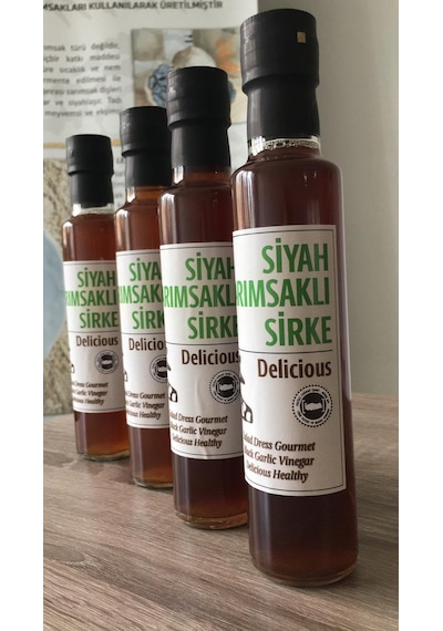 Edovital Doğal Siyah Sarımsaklı Sirke 250 ML