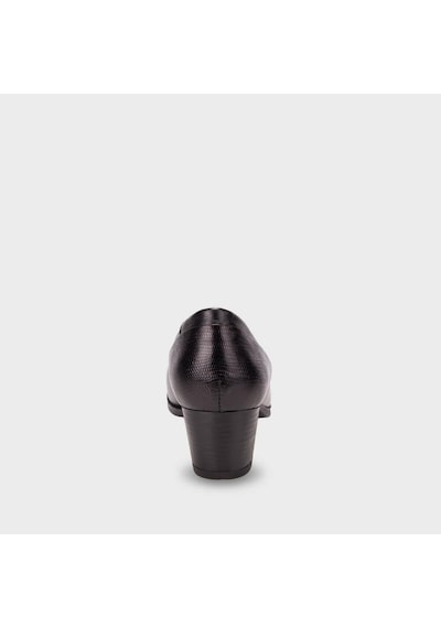Forelli Orse 53409 Siyah Hakiki Deri Topuklu Kadın Ayakkabı