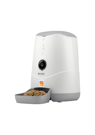 S-Link Sl-20 Kameralı Akıllı Otomatik Mama Kabı Kedi Köpek Pet Besleyici Yem Kabı Smart Feeder