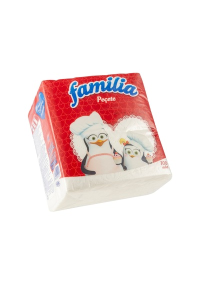 Familia 100'lü Peçete - Pamuk Özlü, Yumuşak Ve Dayanıklı Tarı