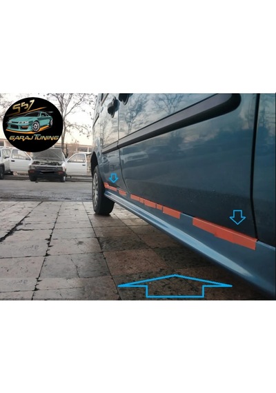 Fiat Doblo 1-2 X Marşpiyel Sağ Sol Takım Fiberglass Boyasız
