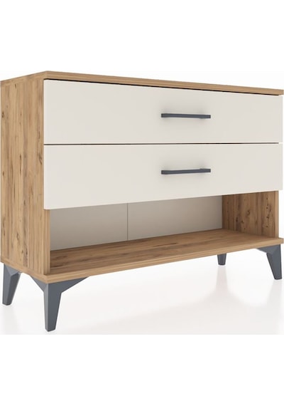 Arges Şifonyer 2 Çekmeceli 88x30x64 Çam-aytaşı Çam