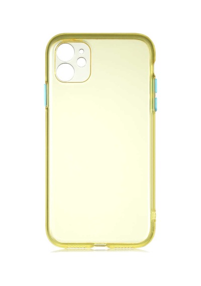 Apple Uyumlu iPhone 11 Uyumlu Zore Bistro Kılıf-sarı Sari -