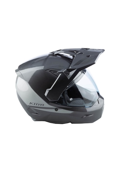 Klim X1 Alpha Carbon Korumalı ADV Motosiklet Kaskı Metalik Gri