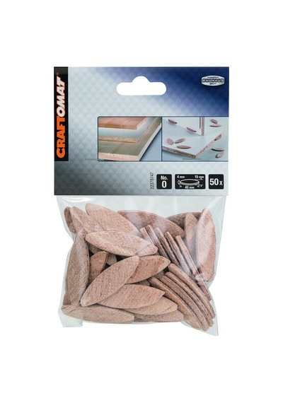Craftomat Yassı Dübel 4x15x45 Mm 50 Adet