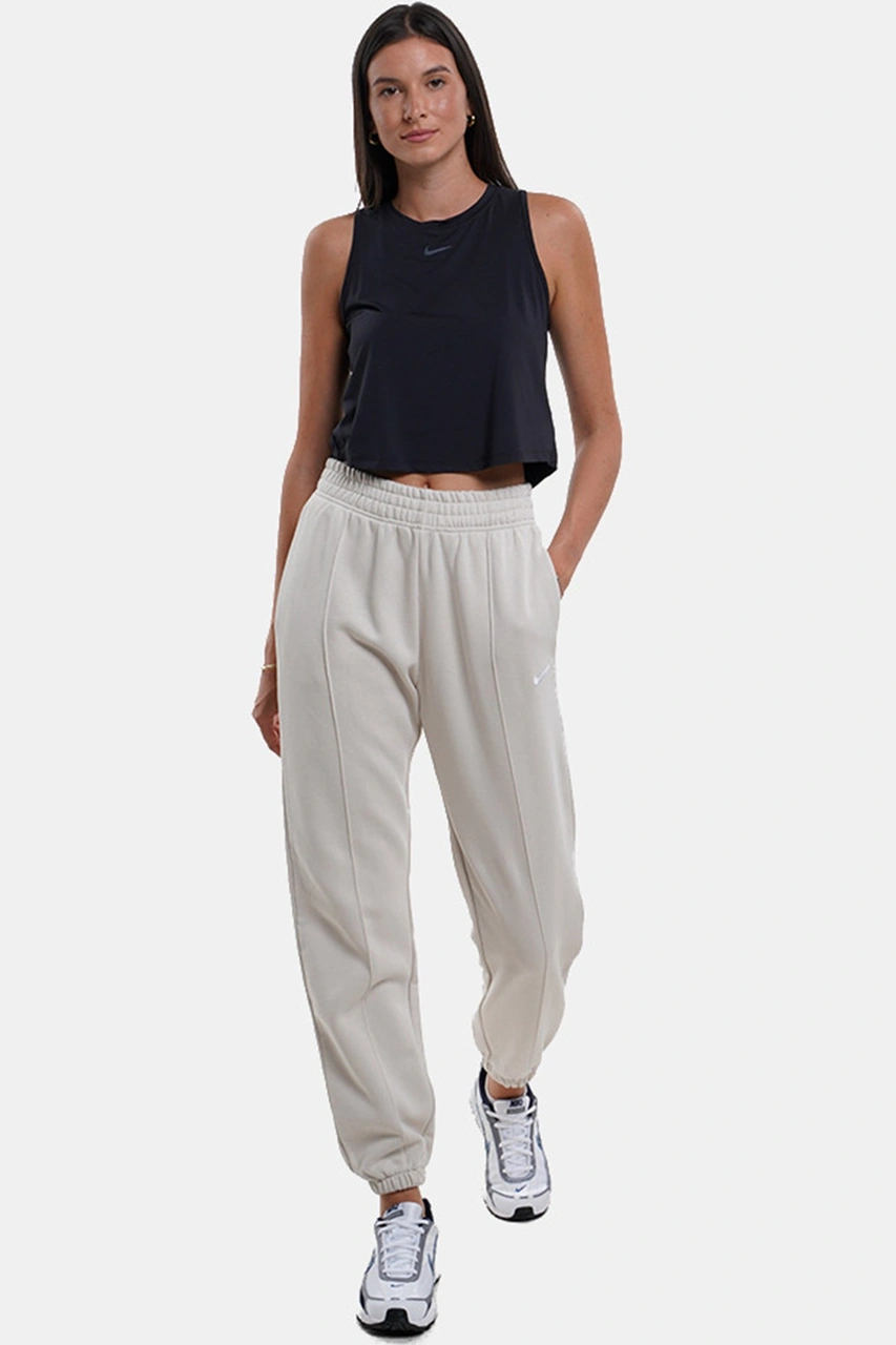 Nike Sportswear Regular Fit Pant Bol Ve Uzun Kesim Eşofman Altı Beyaz Krem Beyaz - Bej