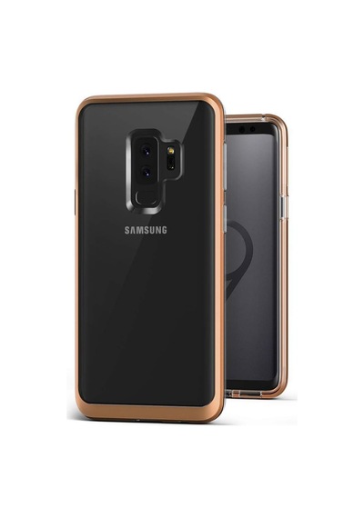 Vrs91672 Galaxy S9 Plus Crystal Bumper Kılıf, Blush Gold 50 x 22