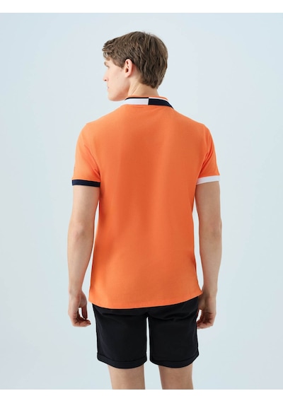 Loft Regular Fit Turuncu Erkek Polo Yaka T-shirt Lf2038867 Turuncu