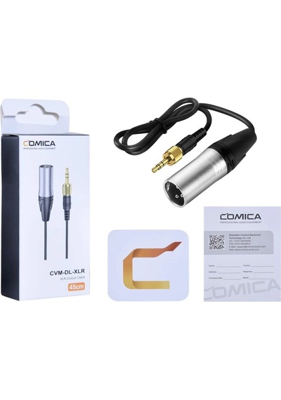 Comica Cvm-dl-xlr Erkek 3.5mm Trs Alıcısı İçin Ses Kablosu