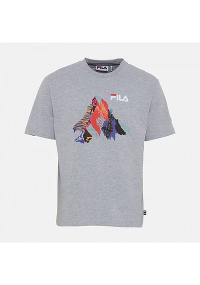 Gri Fila T-shirt Mountain Peak Graphic Lu411111 Gri