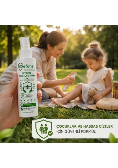 Defonat Bitkisel Sinek Sivrisinek Ve Kene Kovucu Koruyucu Sprey 150 Ml
