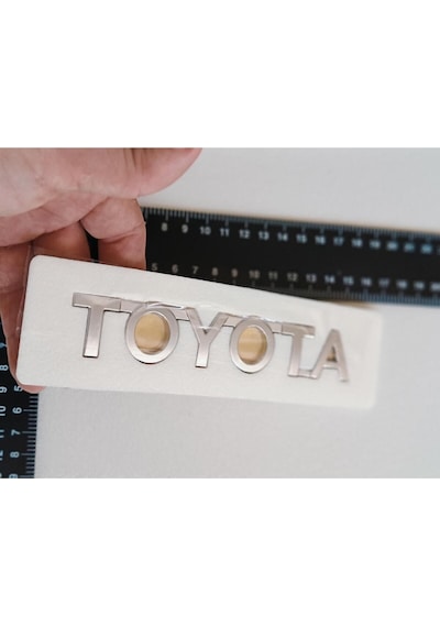 Toyota Auris Uyumlu Toyota Krom Bagaj Yazısı 3m 3d Abs