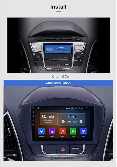 Hyundaı Ix35 2010-2015 Multimedya Navigasyon Usb Kamera Carplayer 6 Ram