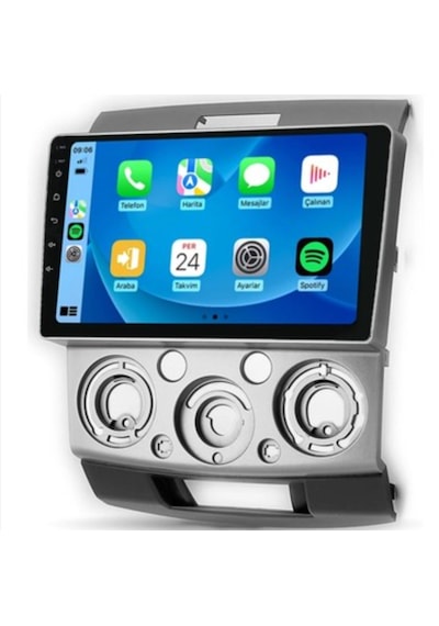 Foxus Ford Ranger 2006 2010 4gb Ram 64gb Hafıza Android Dokunmatik Ekran Oto Teyp - Carplay Wifi Gps Bluetooth Kamera Destekli Oem