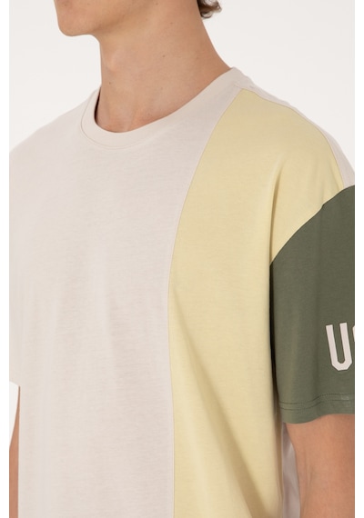 U.S. Polo Assn. Erkek Comfort Fit Bisiklet Yaka Taş Tişört 50306896-VR049