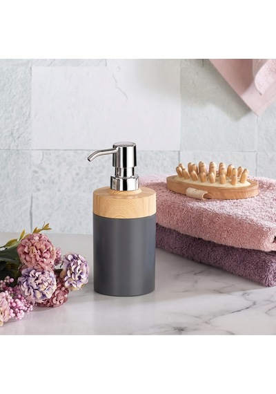 Bath Natura 5'li Banyo Seti - Antrasit Çok Renkli