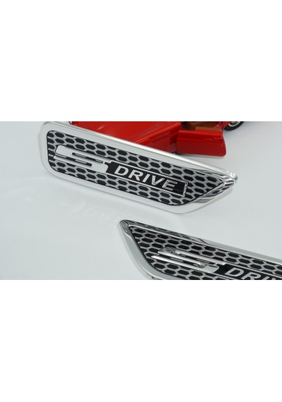 Bmw S Drive Çamurluk Yanı 3M 3D Logo Amblem 2 Li Set