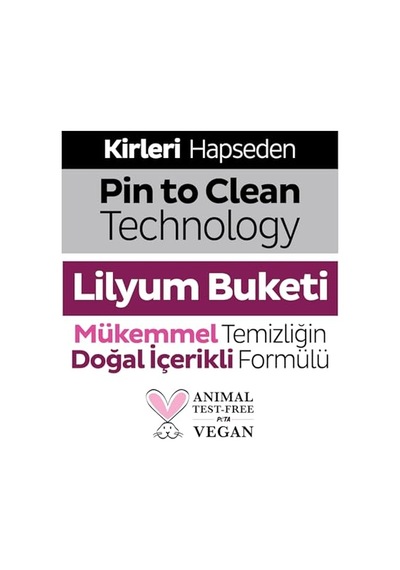 Tr Easy Clean Lilyum Buketi Yüzey Temizlik Havlusu Mendili 100 Yaprak 10'lu Set