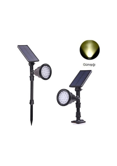 Forlife 30watt Fonksiyonel Solar Çim / Bahçe Aydınlatma Armatürü Günışığı