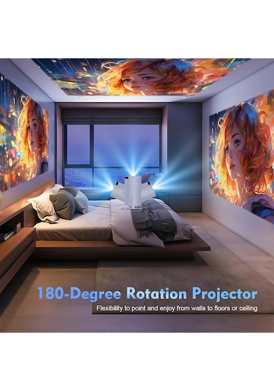 Ambition Projektör Hy300 Pro 4k Android 11 Çift Wifi6 260ansı